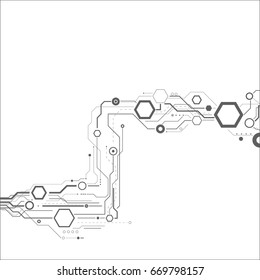 Abstract science and technology background for you design.