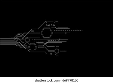 Abstract science and technology background for you design.