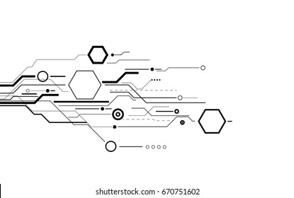 Abstract science and technology background for you design.