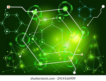 Abstract science and technology graphic design, technology concept