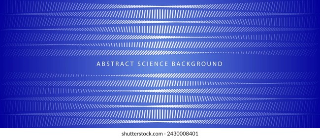 Abstract science vector background illustration. Magnetic electric waves. Technology design concept. Chemistry graphic particles. Big data template.