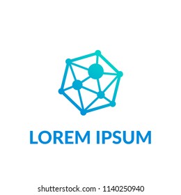 Abstract science vector icon.