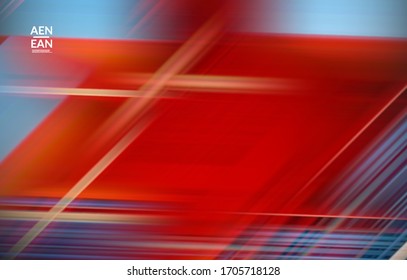 Abstract science wallpaper with glowing rays light effect. Template design for internet speed communication data computing technology. Futuristic texture of trails blurred energy motion.