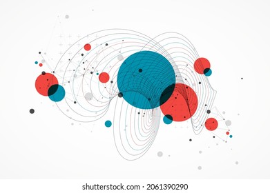 Resumen de antecedentes científicos con una figura retorcida y efecto plexus.