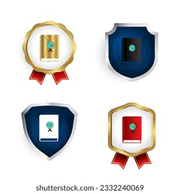 Abstract Scientific Geaography Badge and Label Collection, can be used for business designs, presentation designs or any suitable designs.