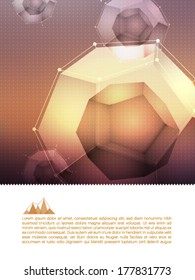 abstract scientific template