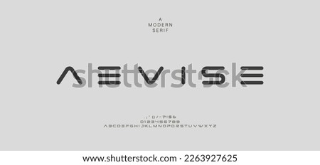 Abstract scifi modern alphabet fonts. Science fiction typography sport, technology, fashion, digital, future creative logo font. vector illustration