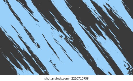 Abstract Scratch Soft Blue Grunge Texture In Black