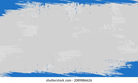 Abstract Scratch White Background With Blue Grunge Frame Design