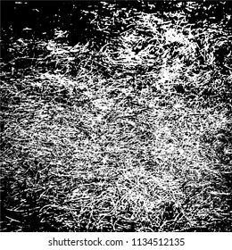 The abstract scratched background. Black and white vector texture template.White noise.