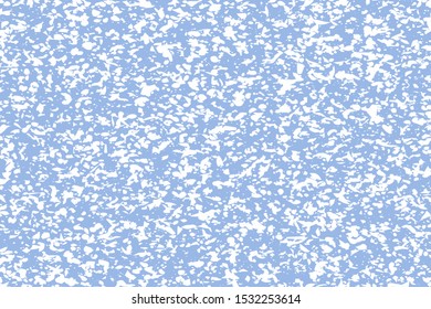 Abstract scratched background. Blue and white vector texture template.White noise.