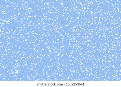 Fondo abstracto arañado. Plantilla de textura vectorial azul y blanco. Ruido blanco.