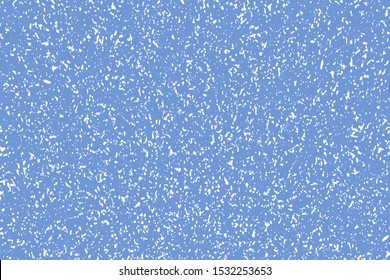 Abstract scratched background. Blue and white vector texture template.White noise.
