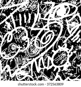 abstract scratched black ink texture and background, grunge splash, vector paint