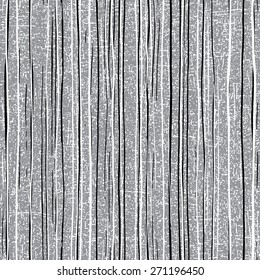 Abstract scratched irregular striped background. Seamless pattern. Vector.