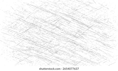 Abstract scratched line texture background design. Grunge rough diagonal scratch pattern on white surface. Distressed minimal graphic texture concept.
