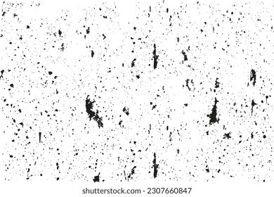 Abstract scratched and stained grunge effect vector. Distressed surface and Grimy concrete surface vector for backgrounds. Rusty metal surface and gritty texture design on a white background.