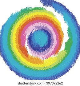 Abstract scribble Colorful Background