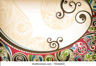 Abstract Scroll Background