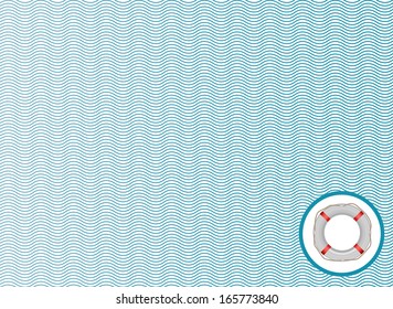 Abstract sea background. Vector illustration