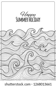 Abstract sea background for your design