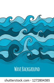 Abstract sea background for your design
