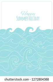 Abstract sea background for your design
