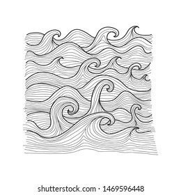 Abstract sea background for your design