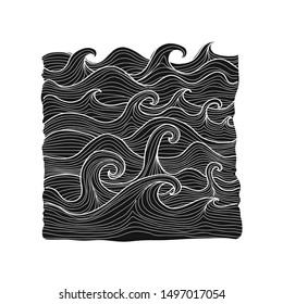 Abstract sea background for your design