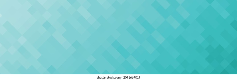 Resumen del fondo del cartel de mosaico de degradado azul marino. Ilustración vectorial.