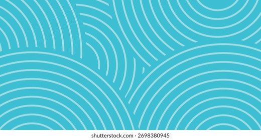 fundo abstrato mar azul ondas redondas