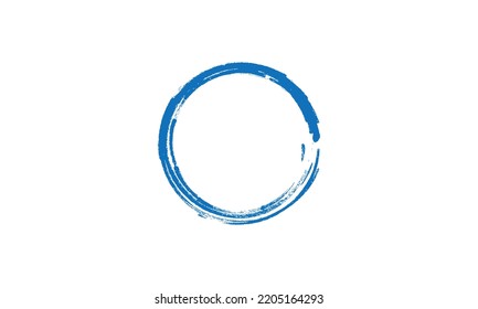 Símbolo abstracto del círculo marino