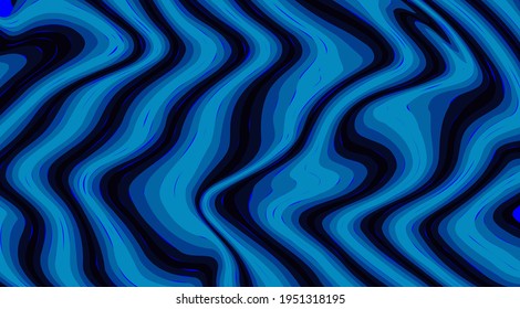 vector de plantilla de fondo de líquido marino abstracto con un esquema de color azul, azul oscuro y negro moderno.