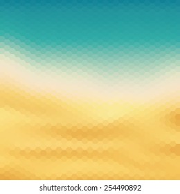 Abstract sea rhombus background.