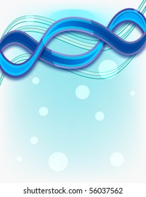 Abstract sea theme background. Vector.