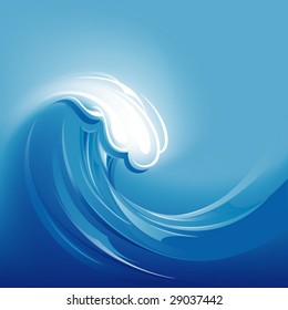 abstract sea wave