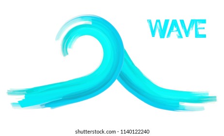 Abstract sea wave background