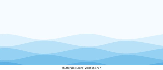 Abstract sea wave background. EPS10