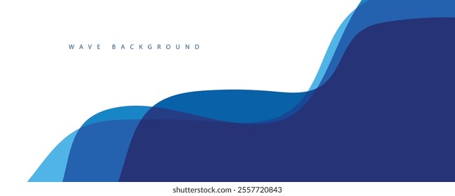 Abstract sea wave design background