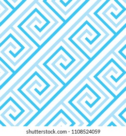 Abstract sea wave geometric seamless pattern. Simple fabric texture background for wrapping paper, fabric, surface design
