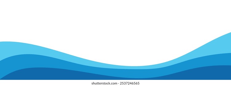 Abstract sea waves pattern background. EPS10	