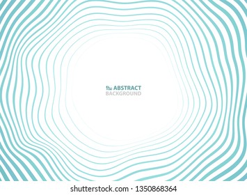 Abstract sea waves pattern circle presentation background. You can use for ad, poster, cover design, traveling campaign, annual report. illustration vector eps10