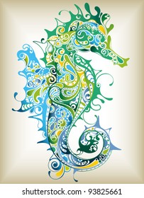 Abstract Seahorse