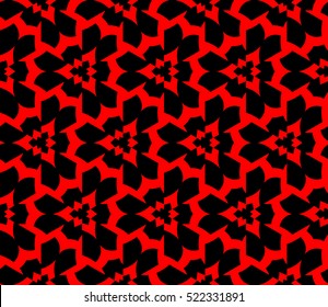 abstract, seamles, geometrie, pattern., Vector, illustration., Red, color., for, wallpaper., design, page, fill