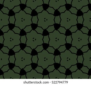 abstract seamles geometrie pattern. Vector illustration. Green color. for wallpaper. design page fill