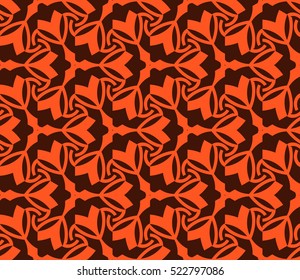 abstract seamles geometrie pattern. Vector illustration. Orange color. for wallpaper. design page fill