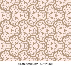 abstract seamles geometrie pattern. Vector illustration. Begie color. for wallpaper. design page fill