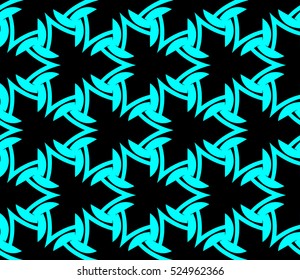 abstract, seamles, geometrie, pattern., Vector, illustration., Blue, color., for, wallpaper., design, page, fill
