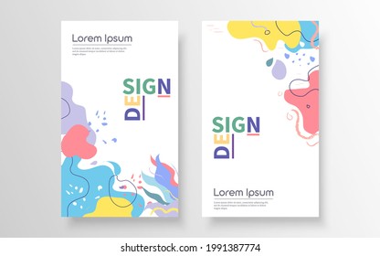 abstract seamles poster, with three colors, creative design, vector eps 10
