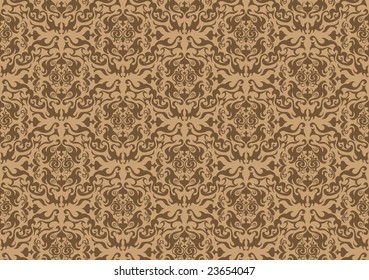 Abstract seamles vector background in victorian style